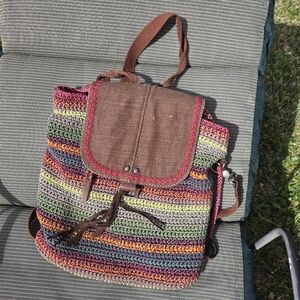 The Sak Avalon Crochet Backpack